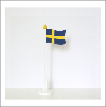 Bordsflagga Svensk liten